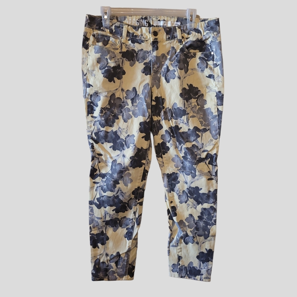 DKNY JEANS - Floral Print Jeggings